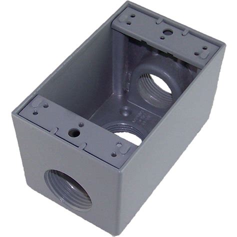 electrical gang boxes home depot|electrical conduit outlet box.